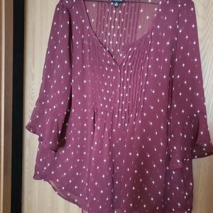 Torrid sheer blouse